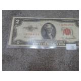 1953 SERIES RED SEAL $2 NOTE