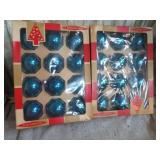 VINTAGE GLASS CHRISTMAS ORNAMENTS