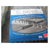 MODEL TRAIN TUNNEL & "H O" PIER SET