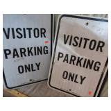2-- VISITOR PARKING SIGNS