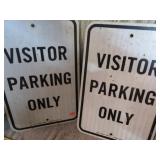2-- VISITOR PARKING SIGNS