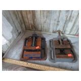 2-- 4" DRILL PRESS VASES