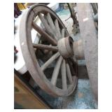 ANTIQUE WAGON WHEEL