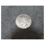 1922 PEACE SILVER DOLLAR COIN