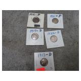 5-- WHEAT PENNIES