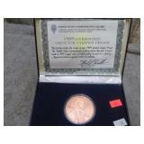OVERSIZED REPRODUCTION 1909 COPPER PROOF "COIN"