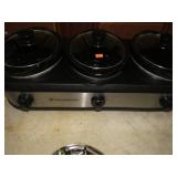 3 POT BANQUET WARMER