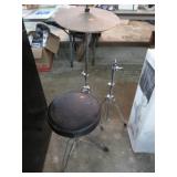 CYMBAL, STAND & DRUM SEAT