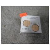 1957-D & 1958-P UNCIRCULATED WHEAT PENNIES