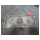 $5 RED SEAL NOTE