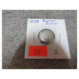 1898 BARBER DIME
