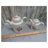 2-- HALL POTTERY TEAPOTS