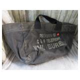 VINTAGE C&P TELEPHONE MAIL TOTE BAG