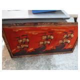 MCM OIL ON VELVET SHIP PAINTING