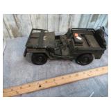 VINTAGE COX .049 ENGINE POWERED ARMY JEEP