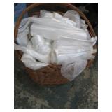 BASKET W/ TRASH BAGS