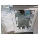 MAKE-UP MIRROR W/ SHUTTERS