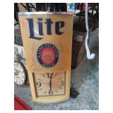 MILLER LITE BEER CLOCK