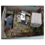 "H O" MODEL TRAIN SCENERY