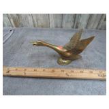 BRASS GOOSE FIGURINE