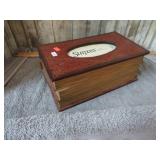 BOOK TISSUE HOLDER