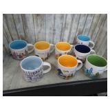 10-- STAR BUCKS "YOU ARE HERE" COFFEE MUGS