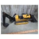 TOY TRACK HOE LOADER