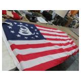 13-- STAR FLAG W/ COILED SNAKE
