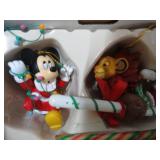 DISNEY MICKEY & SIMBA ORNAMENTS
