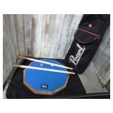 DRUM STICKS, PRACTICE HEAD & CASES