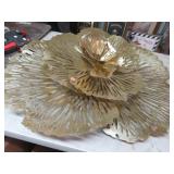LARGE METAL FLOWER WALL DECOR