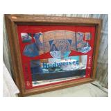 BUDWEISER BEER MIRROR SIGN