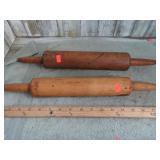 2-- VINTAGE ROLLING PINS