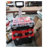 CRAFTSMAN VERSA STACK TOOL BOX & MISC HARDWARE