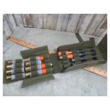 SHOTGUN SHELL POUCH & 21 SHELLS