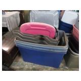 STACK--STORAGE TUBS & LIDS