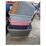 STACK--STORAGE TUBS & LIDS