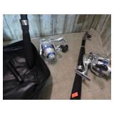 PAIR-- COLLAPSIBLE FISHING RODS
