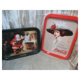2-- REPRODUCTION COCA COLA TRAYS