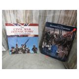 REGIMENTS, UNIFORMS & CIVIL WAR RE-ENACTORS BOOKS