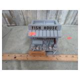 CHINCOTEAGUE FISH HOUSE COASTER SET