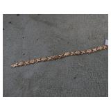 BRACELET MARKED 14KT GOLD -- 4.82g