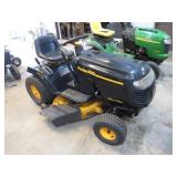 POULAN PRO 42" 17.5 HP RIDING MOWER -- RUNS GOOD