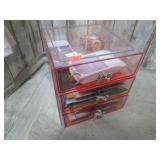 ORGANIZER W/ SANTIZER, FACTIAL MASKS, ETC