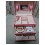 COSTUME JEWELRY & BOX