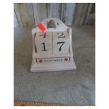 PERPETUAL DESK CALENDAR