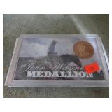 JOHN WAYNE & S DAKOTA BICENTENNIAL MEDALLIONS