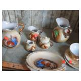 MII WASH BOWLS & PITCHERS W/ MATCHING DISHES