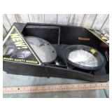 (NIB) HOOD MOUNT SAFETY MIRRORS