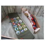 BOY SCOUT SASH & PATCHES